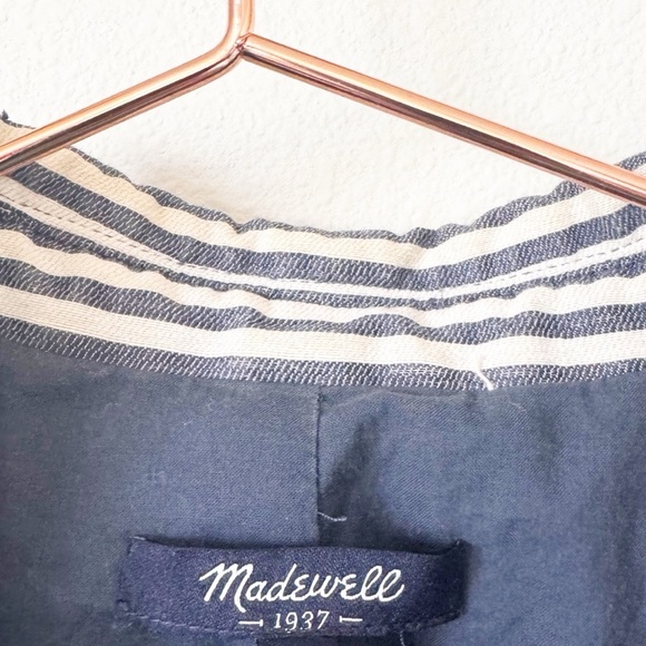 Madewell Striped Linen Blend Blazer - Picture 6 of 12